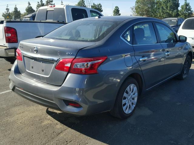 3N1AB7AP8HL672165 - 2017 NISSAN SENTRA S GRAY photo 4