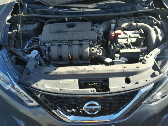 3N1AB7AP8HL672165 - 2017 NISSAN SENTRA S GRAY photo 7