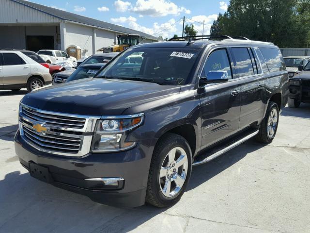 1GNSCJKC7GR474411 - 2016 CHEVROLET SUBURBAN C GRAY photo 2