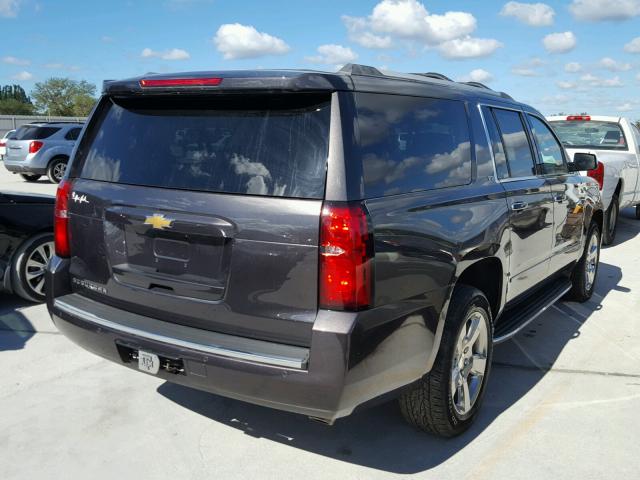 1GNSCJKC7GR474411 - 2016 CHEVROLET SUBURBAN C GRAY photo 4