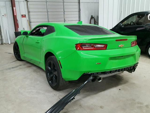 1G1FB1RS9H0195549 - 2017 CHEVROLET CAMARO LT GREEN photo 3