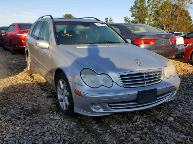 WDBRH81J15F630084 - 2005 MERCEDES-BENZ C 240 SPOR SILVER photo 1