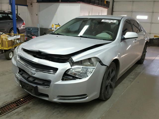 1G1ZC5E17BF172449 - 2011 CHEVROLET MALIBU 1LT SILVER photo 2