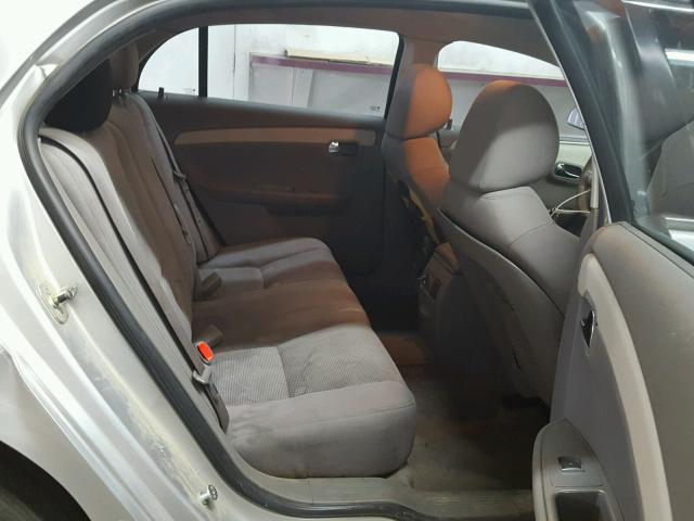 1G1ZC5E17BF172449 - 2011 CHEVROLET MALIBU 1LT SILVER photo 6
