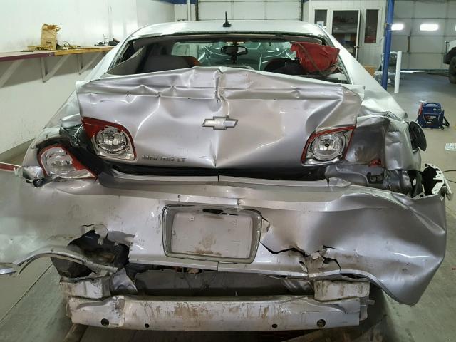 1G1ZC5E17BF172449 - 2011 CHEVROLET MALIBU 1LT SILVER photo 9