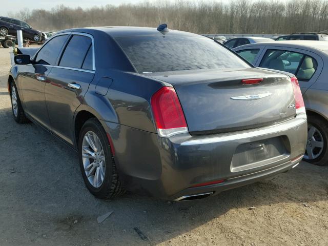 2C3CCAEG5HH662796 - 2017 CHRYSLER 300C GRAY photo 3