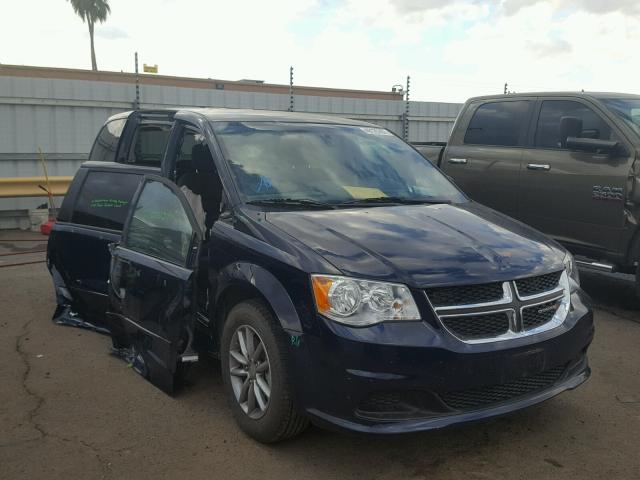 2C4RDGBG8GR107814 - 2016 DODGE GRAND CARA BLUE photo 1