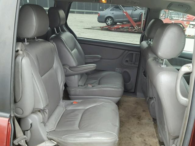 5TDBA23CX4S005216 - 2004 TOYOTA SIENNA LE BURGUNDY photo 6