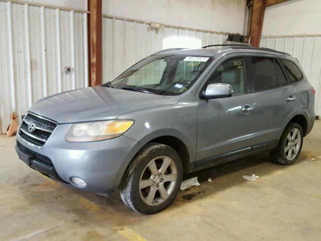 5NMSH73E57H059427 - 2007 HYUNDAI SANTA FE S GRAY photo 2