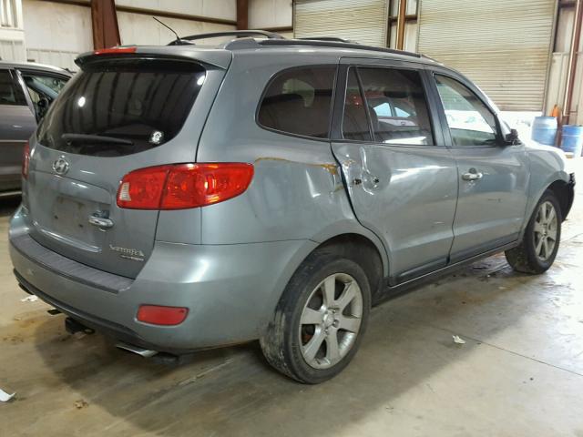 5NMSH73E57H059427 - 2007 HYUNDAI SANTA FE S GRAY photo 4