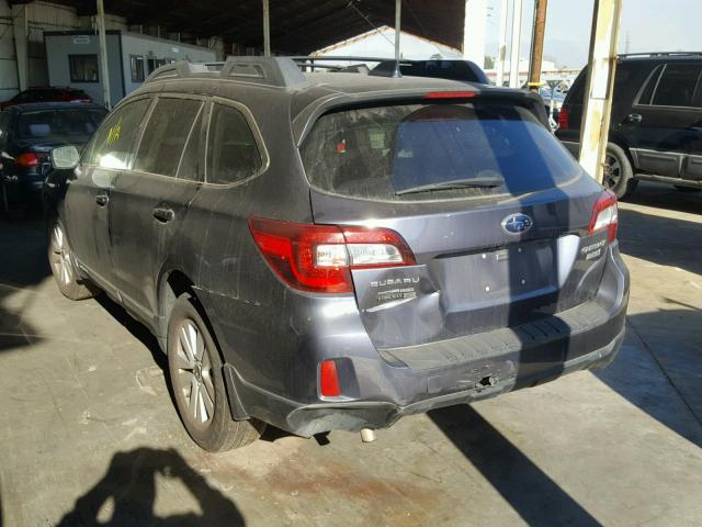 4S4BSAHCXG3250504 - 2016 SUBARU OUTBACK 2. CHARCOAL photo 3