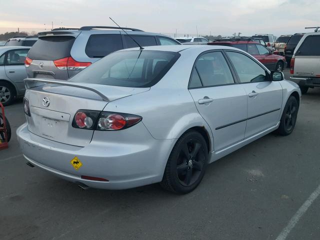 1YVHP80C475M17426 - 2007 MAZDA 6 I SILVER photo 4