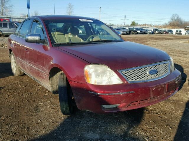 1FAFP25135G144830 - 2005 FORD FIVE HUNDR MAROON photo 1