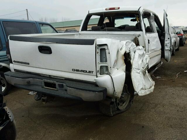 1GCHK23U94F267907 - 2004 CHEVROLET SILVERADO WHITE photo 4