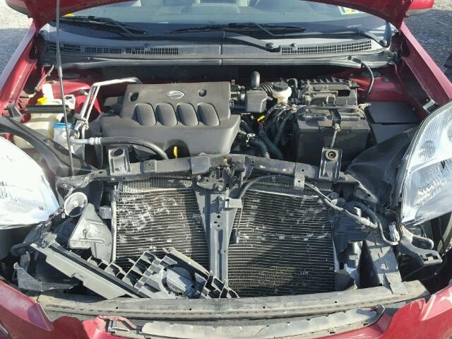 3N1AB61E47L662966 - 2007 NISSAN SENTRA 2.0 RED photo 7