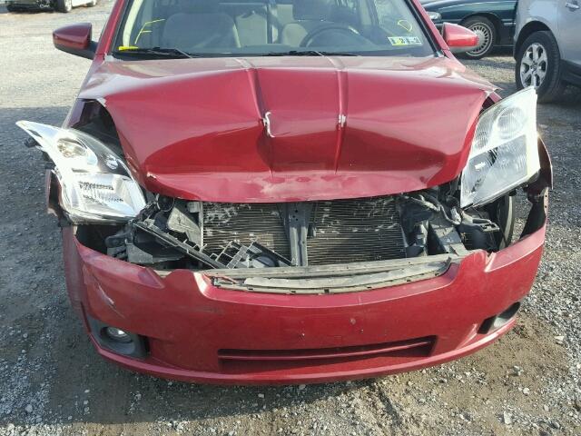 3N1AB61E47L662966 - 2007 NISSAN SENTRA 2.0 RED photo 9