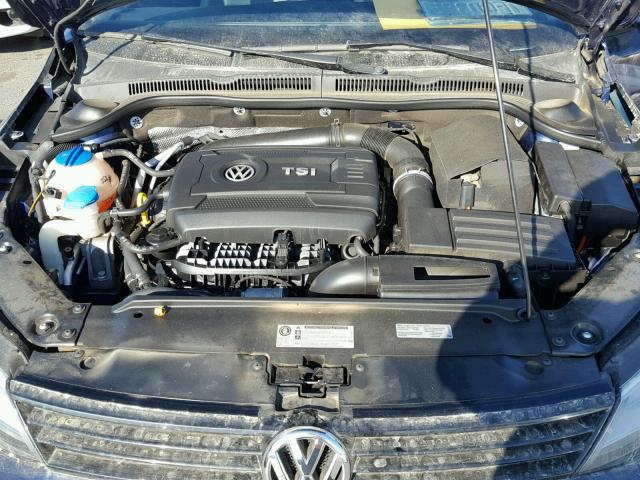 3VWD17AJXEM424852 - 2014 VOLKSWAGEN JETTA SE BLUE photo 7