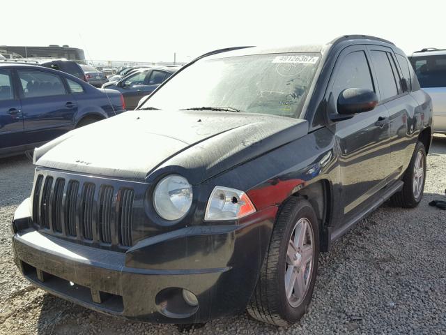 1J8FT47W37D107199 - 2007 JEEP COMPASS BLACK photo 2