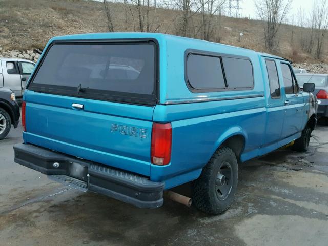 1FTEX15Y6RKB35281 - 1994 FORD F150 BLUE photo 4