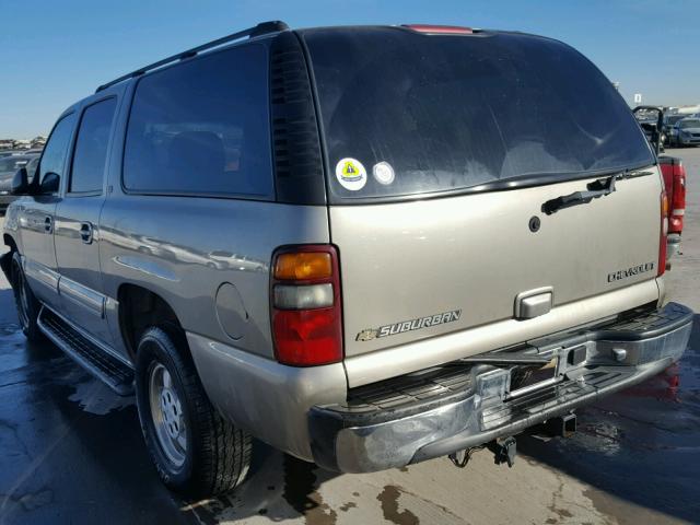 1GNEC16Z73J214868 - 2003 CHEVROLET SUBURBAN C BROWN photo 3