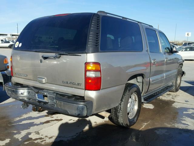 1GNEC16Z73J214868 - 2003 CHEVROLET SUBURBAN C BROWN photo 4