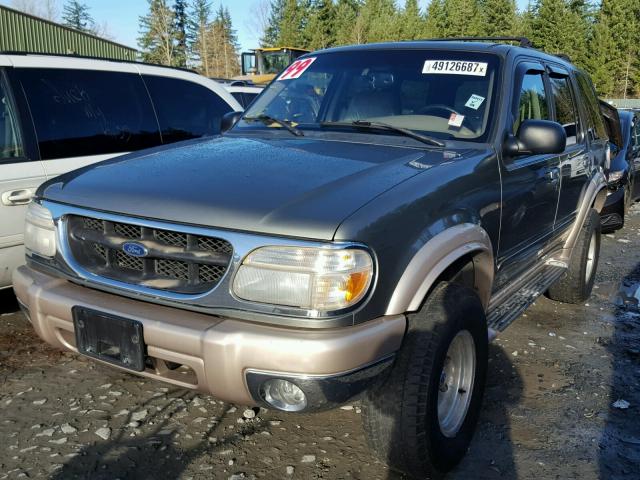 1FMZU34E9XZA93508 - 1999 FORD EXPLORER GREEN photo 2