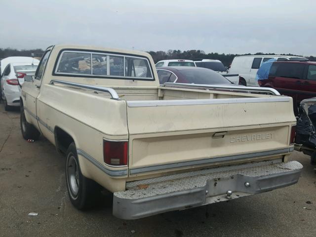 1GCCC14D4BB148635 - 1981 CHEVROLET C10 TAN photo 3