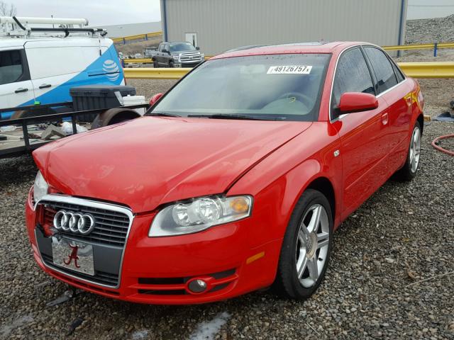 WAUDF78E47A252778 - 2007 AUDI A4 2.0T QU RED photo 2