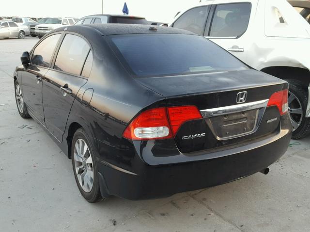19XFA1F90BE027373 - 2011 HONDA CIVIC EXL 黑色 照片 3