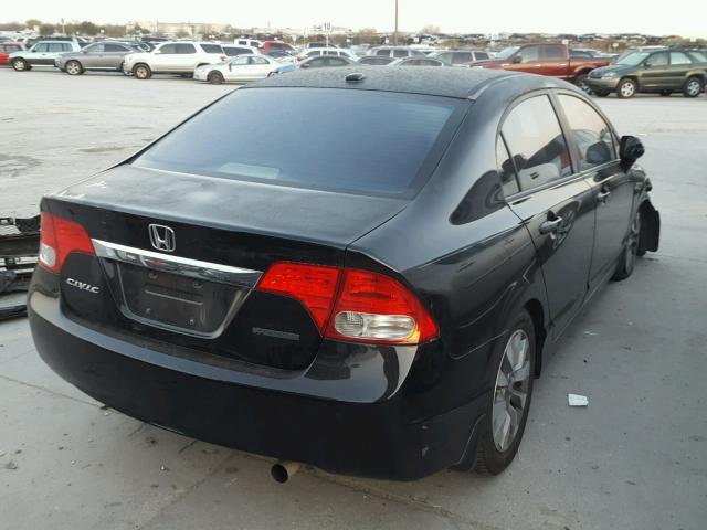 19XFA1F90BE027373 - 2011 HONDA CIVIC EXL 黑色 照片 4