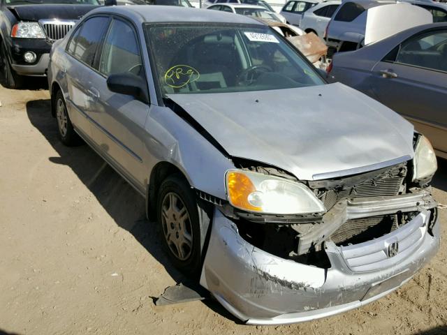 2HGES15552H599844 - 2002 HONDA CIVIC LX SILVER photo 1