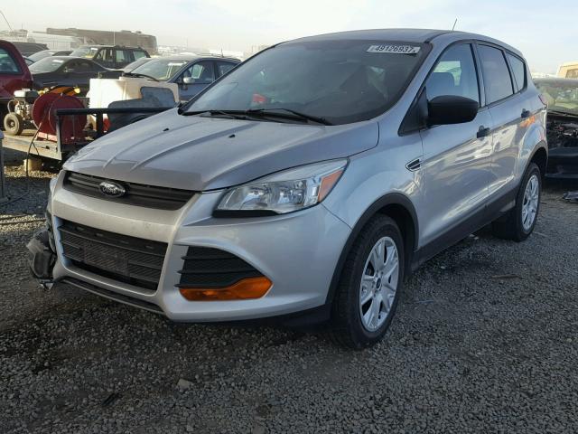 1FMCU0F76EUB30205 - 2014 FORD ESCAPE S SILVER photo 2