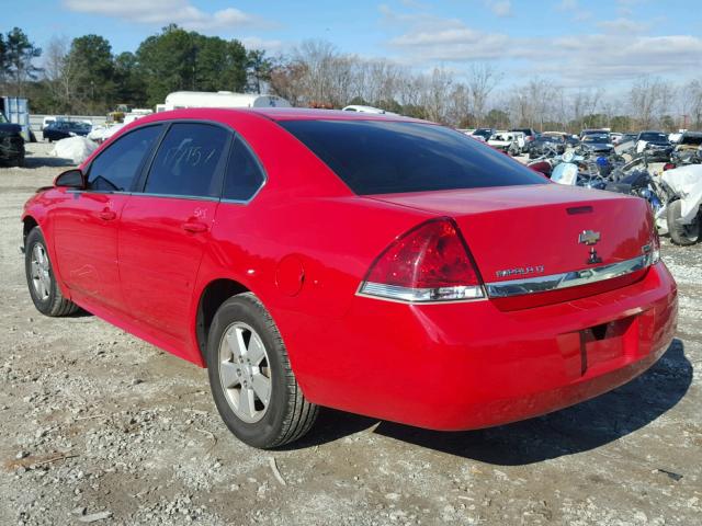 2G1WG5EK1B1220700 - 2011 CHEVROLET IMPALA LT RED photo 3