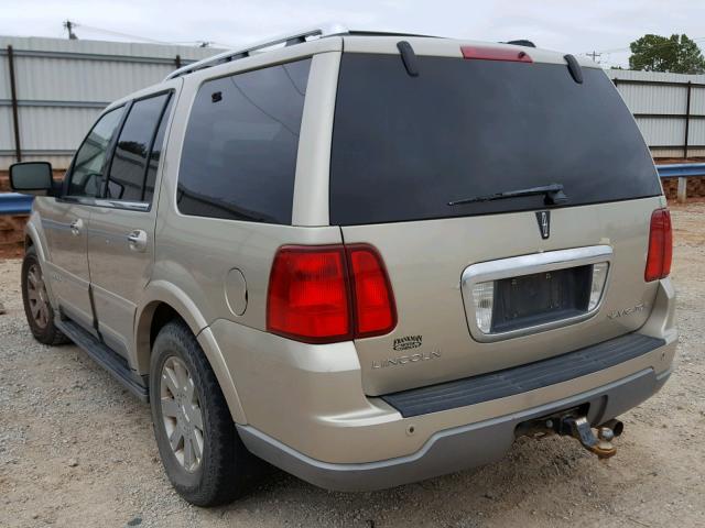 5LMFU28R44LJ33919 - 2004 LINCOLN NAVIGATOR Złoty zdjęcie 3