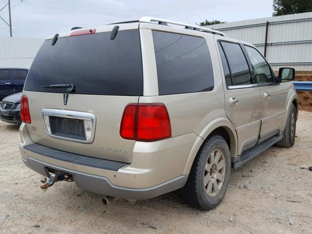 5LMFU28R44LJ33919 - 2004 LINCOLN NAVIGATOR Złoty zdjęcie 4