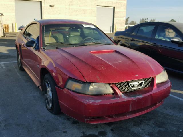 1FAFP40412F128432 - 2002 FORD MUSTANG RED photo 1