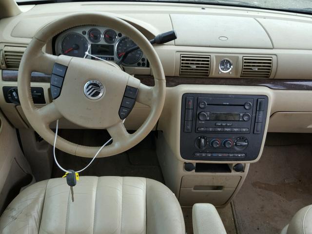 2MRDA22235BJ00721 - 2005 MERCURY MONTEREY L BEIGE photo 9