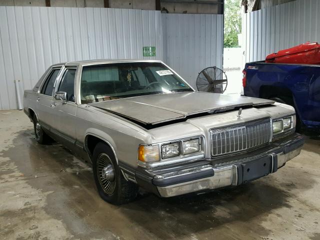 2MECM75F0LX611531 - 1990 MERCURY GRAND MARQ GRAY photo 1