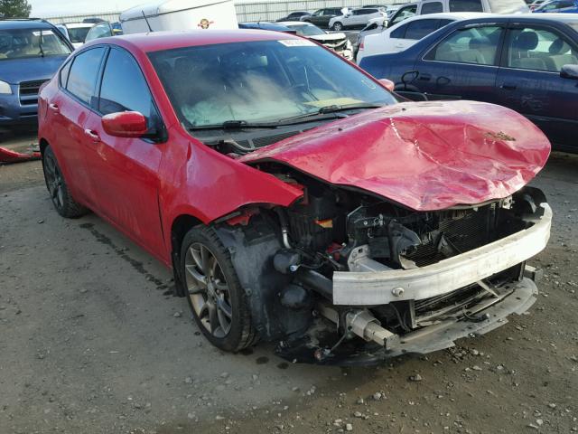 1C3CDFBH4DD210496 - 2013 DODGE DART SXT RED photo 1