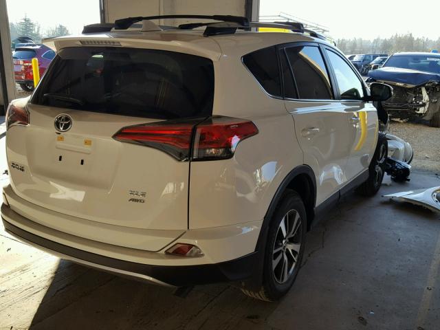 JTMRFREV6HJ166821 - 2017 TOYOTA RAV4 XLE WHITE photo 4