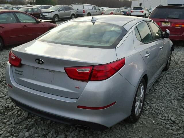 5XXGM4A79FG498647 - 2015 KIA OPTIMA LX SILVER photo 4