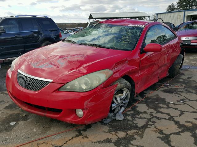 4T1CE38P84U932345 - 2004 TOYOTA CAMRY SOLA RED photo 2