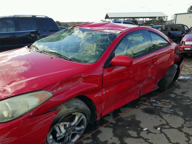 4T1CE38P84U932345 - 2004 TOYOTA CAMRY SOLA RED photo 9