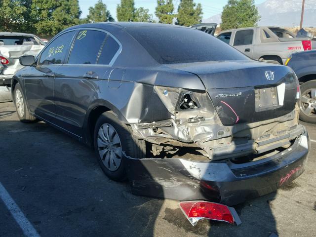 1HGCP26318A140359 - 2008 HONDA ACCORD LX GRAY photo 3