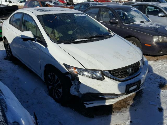 19XFB2F87EE063284 - 2014 HONDA CIVIC EX WHITE photo 1