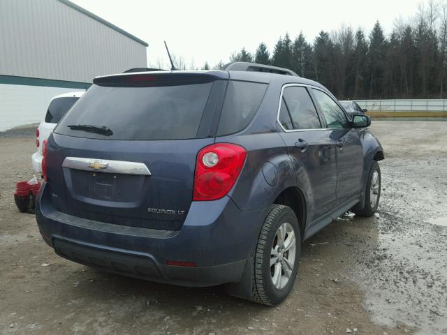 2GNFLEEK6D6160624 - 2013 CHEVROLET EQUINOX LT BLUE photo 4