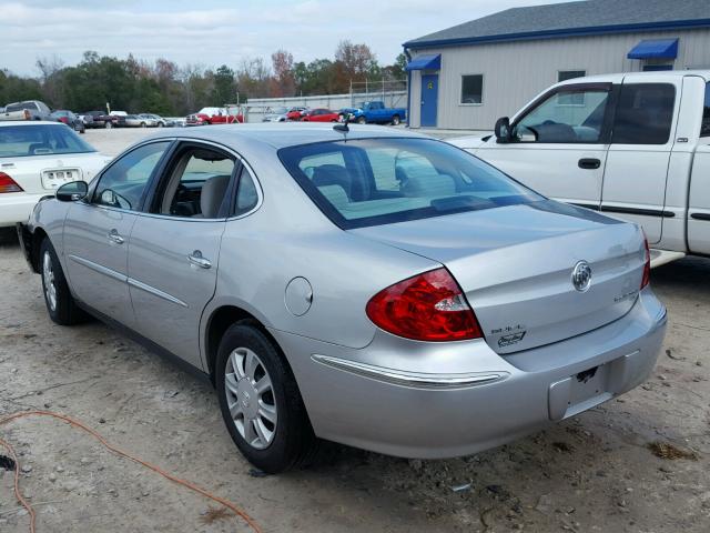 2G4WC582181201146 - 2008 BUICK LACROSSE C SILVER photo 3