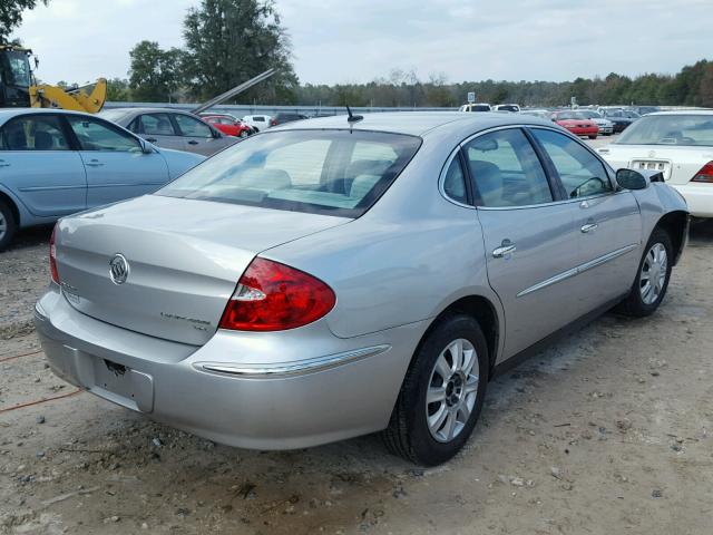 2G4WC582181201146 - 2008 BUICK LACROSSE C SILVER photo 4