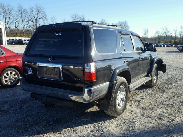 JT3HN86R429076249 - 2002 TOYOTA 4RUNNER SR BLACK photo 4