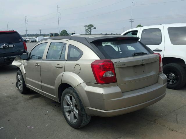 1B3CB4HA5AD592051 - 2010 DODGE CALIBER SX TAN photo 3